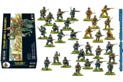 Figurine bolt action italian army blackshirts